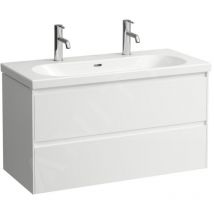 Laufen - Lani - Meuble-vasque, 98x45x52 cm, 2 tiroirs, blanc mat H4035621122601