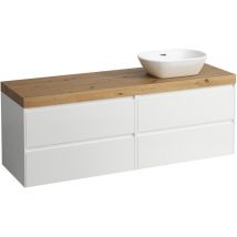 Laufen - lani Waschtischplatte wildeiche inkl. Unterschrank, 1