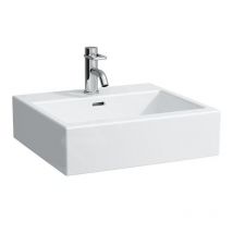 Laufen - Living - Lavabo, 500x460 mm, 3 trous pour robinetterie, blanc H8174310001081