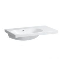 Laufen - Lua - Lavabo de meuble 75x46 cm, avec trop-plein, sans trou pour robinet, lcc, blanc H8170864001091