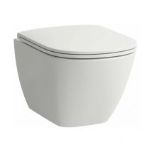 Lua - wc sospeso, Rimless, lcc, bianco H8200834000001 - Laufen