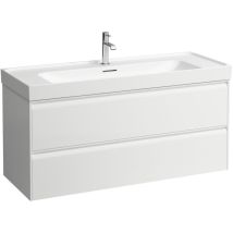Laufen Waschtischunterbau MEDA – 2 Schubladen – MDF, matt lackiert – 1182 x 448 x 515 mm