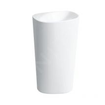 Palomba Collection - Lavabo sur pied 525x435x900 mm, sans trou pour robinetterie, avec lcc, blanc H8118044001091 - Laufen