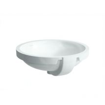 Pro - Lavabo 420x420 mm, sans trou pour robinetterie, blanc H8189620001091 - Laufen