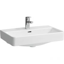 Laufen - Pro s - Lavabo Compact, 600x380 mm, sans trou pour robinetterie, avec lcc, blanc H8179594001091