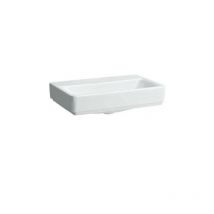 Laufen - Pro s - Lavabo Compact, 550x380 mm, sans trou pour robinetterie, sans trop-plein, avec lcc, blanc H8179584001421