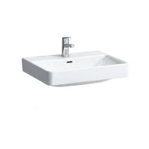 Pro s - Lavabo, 600x465 mm, 3 trou pour robinetterie, avec lcc, blanc H8169634001081 - Laufen