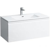 Laufen - Pro s - Meuble avec lavabo, 1000x500x460 mm, 1 tiroirs, blanc brillant H8609654751041