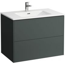 Laufen - pro s Set Base 800, Waschtisch, 1 Hahnloch, Überlauf,