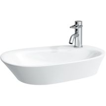 Laufen Palomba Collection - Lavabo 600x400 mm, 1 trou pour robinetterie, avec LCC, blanc H8168034001041