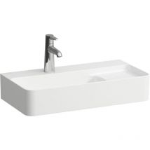 Laufen VAL lavabo COMPACT, 1 agujero para grifo, con rebosadero,
