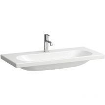 Lua Waschtisch, 1 Hahnloch, ohne Überlauf, 1000x460mm, - Laufen