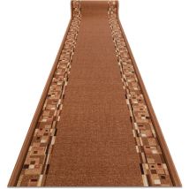 RUGSX Läufer Antirutsch 80x940 cm dunkelbeige 100% Polyamid 4 mm 1,50 kg/m2