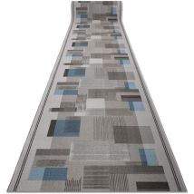 Rugsx - Läufer Antirutsch listra Geometrisch, rutschfest grau 100cm grey 100x890 cm
