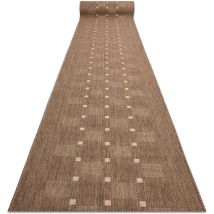 Läufer sizal floorlux Modell 20079 coffe / mais 80 cm beige 80x780 cm