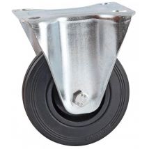 Bockrolle mit rechteckiger Platte avl - Gummirad ø 65 - Tragkraft 60 kg - 508820A