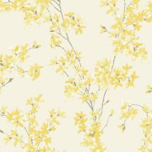 Forstyhia Sunshine Vliestapete - 10mx52cm - Laura Ashley