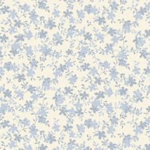 Misterton Trail Vliestapete Blau 10mx52cm - Laura Ashley