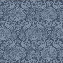 Laura Ashley Peacock Damask Dusky Seaspray Vliestapete 10mx52cm