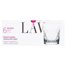 Vaso Cristal 345cl Keo366f 6u.