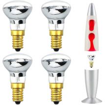 Lava Lamp Bulb 25w E14 R39 Warm White Warm White Reflector Bulb Ses Small Screw Edison Incandescent Spotlight Bulb (pack Of 4) [energy Class C]wanan