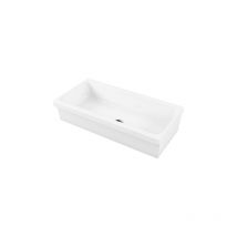 Galassia - Lavabo de canal 90x45x20 blanco Ninive
