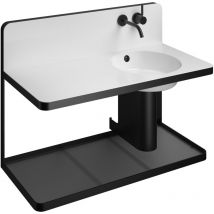 Alape - Lavabo Steel 19 para renovación WP.S19L.2R, An:1000mm,