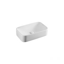 Lavabo appoggio 48.5x28.5 cm LA38 bianco