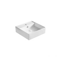 Lavabo appoggio 46.5x46.5 cm LA40 bianco