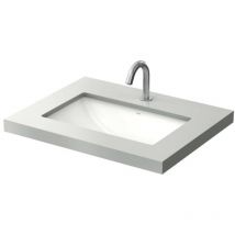 Toto - wu Lavabo, sin agujero para grifo, con rebosadero,