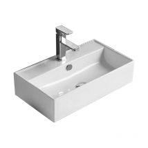 Desconocido - Lavabo cerámico sobre encimera, 55x32x13 cm, Blanco