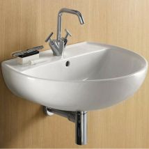 Lavabo Sospeso 55x42xh17.5 cm colibri pozzi ginori-geberit - In Ceramica - Con Foro Troppopieno