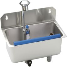 Hendi - Lavabo con sistema de lavado para montaje en pared de encimera Profi Line 220 x 120 x 90 mm 755174