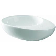 Lavabo d appoggio joker egg 55 x 39 bianco
