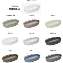 Azzurra - Lavabo appoggio Elegance cirlce 70cm Colore:: Blu Royale