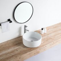 Lavabo da appoggio rotondo in ceramica DAVIA Ø40.5 cm