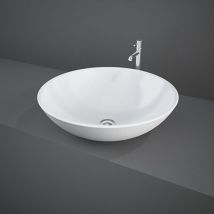 Lavabo da appoggio tondo 45,5x16 cm a ciotola Rak modello Diana
