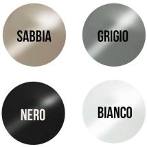 Lavabo D'Appoggio Da Design In Ceramica Grigio Cemento