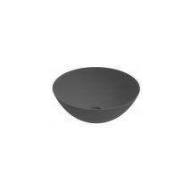 Lavabo d'appoggio in ceramica grigio opaco con dimensioni 416x155 mm Ercos Musa BLCERBMUSA0001 Grigio opaco