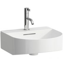 Lavabo de mano con accesorio sonar de ejecución, 1 agujero para