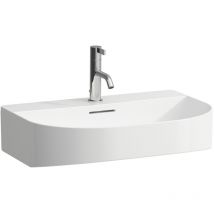 Laufen - Lavabo Sonar de con 1 agujero para grifo, con rebosadero,