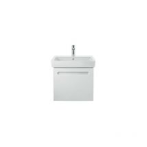 Lavabo Duravit per mobili n. 1 con sfioratore, 1 foro per rubinetto, bianco 600x460 mm