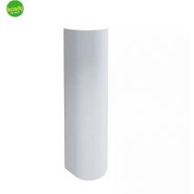 Colonna in ceramica bianca serie orchidea colonna Barbottina