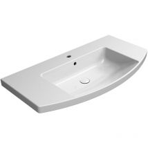 GSI - Lavabo en céramique norm courbé 100x52cm, blanc ExtraGlaze
