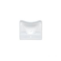Ceramica Globo - Lavabo suspendido ergonómico de 67x56 en cerámica blanca brillo