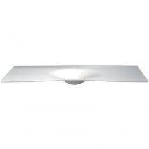 Lavabo flat cm122 con staffa