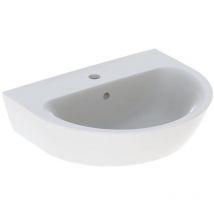 Geberit renova lavabo con foro rubinetto con troppopieno 550x450mm bianco kt