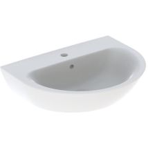 Geberit RENOVA lavabo con foro rubinetto con troppopieno 650x500mm bianco KT