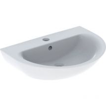 Geberit RENOVA lavabo con foro rubinetto con troppopieno 700x520mm bianco