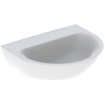 Lavabo Geberit renova senza foro rubinetto senza troppopieno 600x480mm bianco